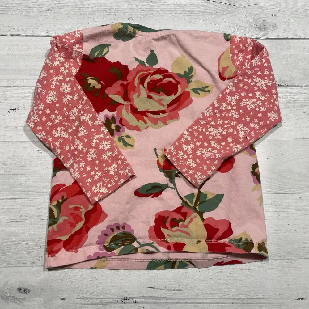 Mini boden girls‎ floal shirt 1.5-2